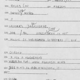 Eastern questionnaire, answ...