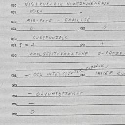 Eastern questionnaire, answ...