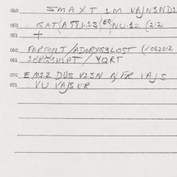 Eastern questionnaire, answ...