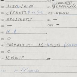 Eastern questionnaire, answ...