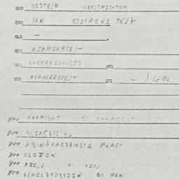 Eastern questionnaire, answ...