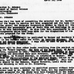 Letter from Frederick P. Ke...