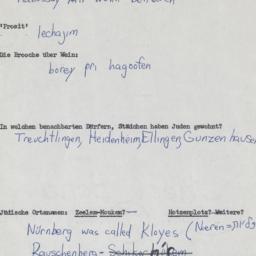 Western questionnaire, answ...