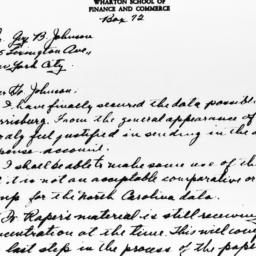 Letter from George K. Brown...