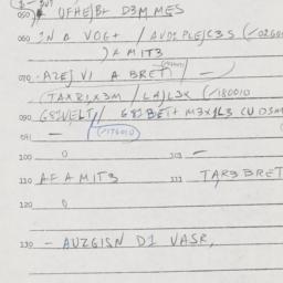 Eastern questionnaire, answ...