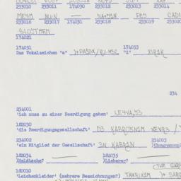 Western questionnaire, answ...