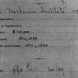 Carnegie General Donations,...