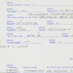 Western questionnaire, answ...