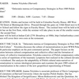 Announcements, 2013-05-10. ...