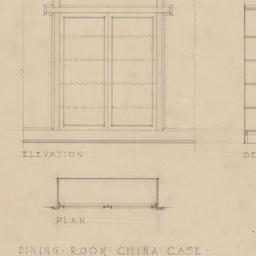 Dining room china case desi...