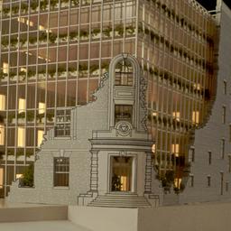 Model, detail of illuminate...