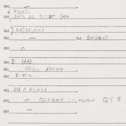Eastern questionnaire, answ...