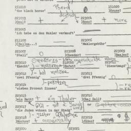 Western questionnaire, answ...
