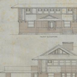 Working drawing #3: Front, ...