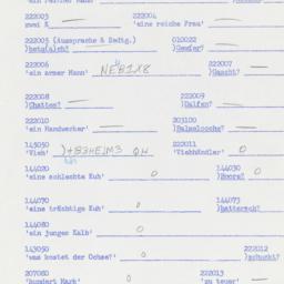 Western questionnaire, answ...