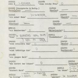 Western questionnaire, answ...