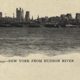 New York from Hudson River