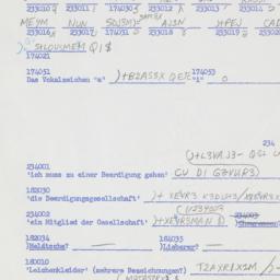 Western questionnaire, answ...