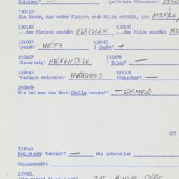 Western questionnaire, answ...