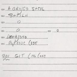 Eastern questionnaire, answ...