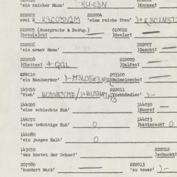 Western questionnaire, answ...