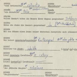 Western questionnaire, answ...