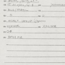Eastern questionnaire, answ...