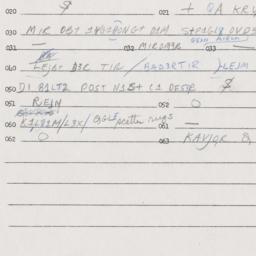 Eastern questionnaire, answ...