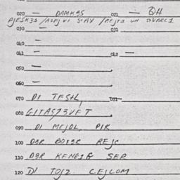 Eastern questionnaire, answ...