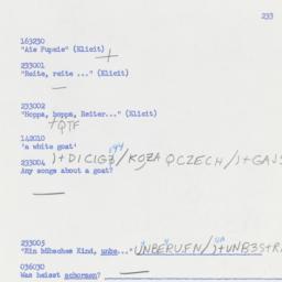 Western questionnaire, answ...