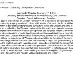 Announcements, 2014-02-17. ...