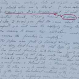 Letter to Tharchin about se...