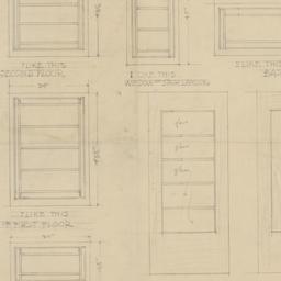 Door, window details