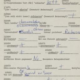 Western questionnaire, answ...
