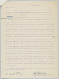 3 August 1945 Passantino letter to Barney Rosset's parents