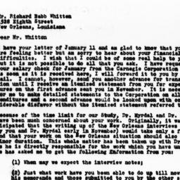 Letter from Rowena S. Hadse...