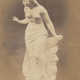 Photograph of a statue of a...