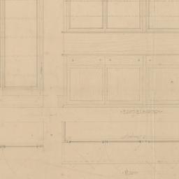Pantry casework elevations,...