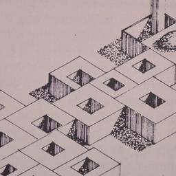 Aerial perspective drawing.