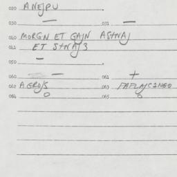 Eastern questionnaire, answ...