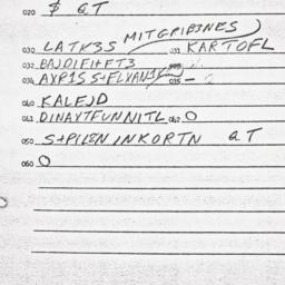 Eastern questionnaire, answ...