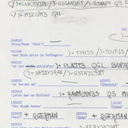 Western questionnaire, answ...