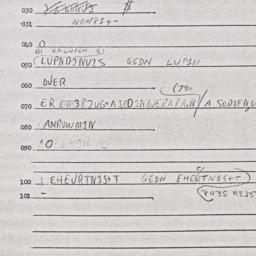 Eastern questionnaire, answ...