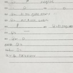 Eastern questionnaire, answ...