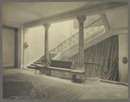 Main hall, second story looking N.E. from library door