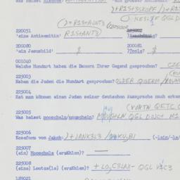 Western questionnaire, answ...