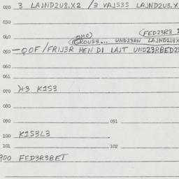 Eastern questionnaire, answ...