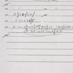 Eastern questionnaire, answ...