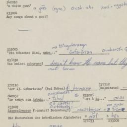 Western questionnaire, answ...