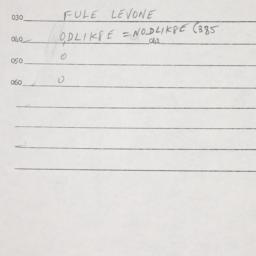 Eastern questionnaire, answ...
